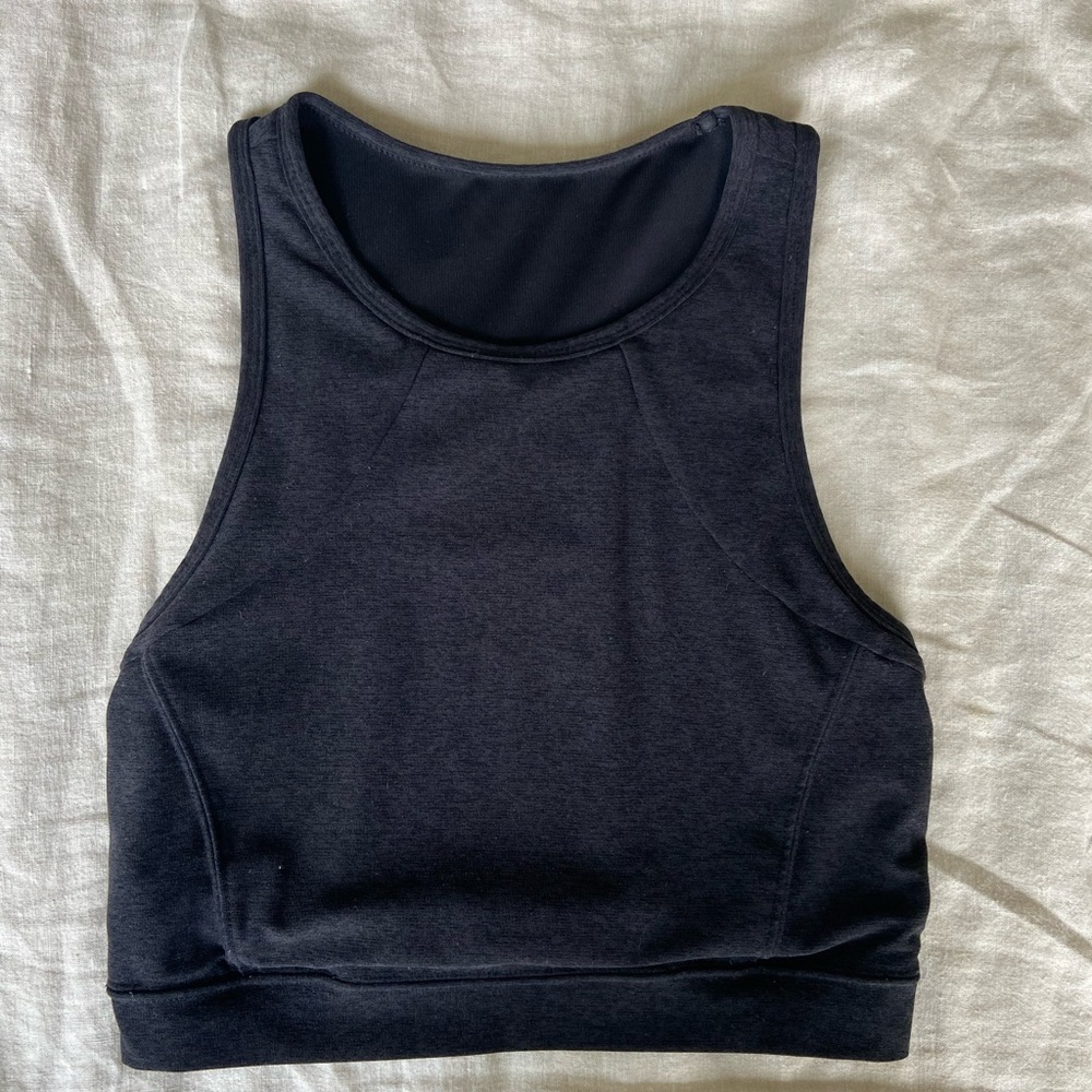 Joy Lab high neck sports crop top, size small